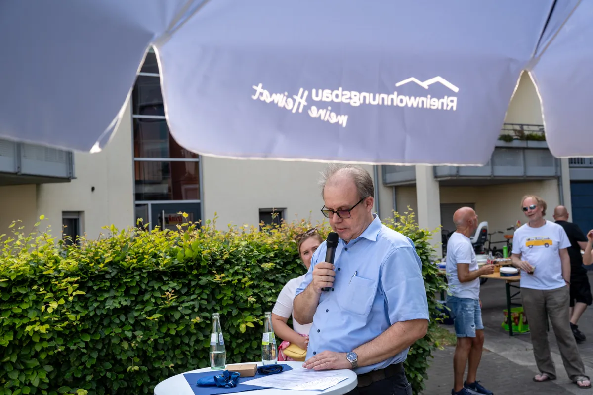 Einweihungsfeier des neugestalteten Innenhofs im Medienhafen – Ansicht 8